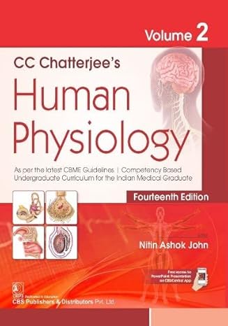 C C Chatterjees Human Physiology 14Ed Vol 2 (Pb 2022)